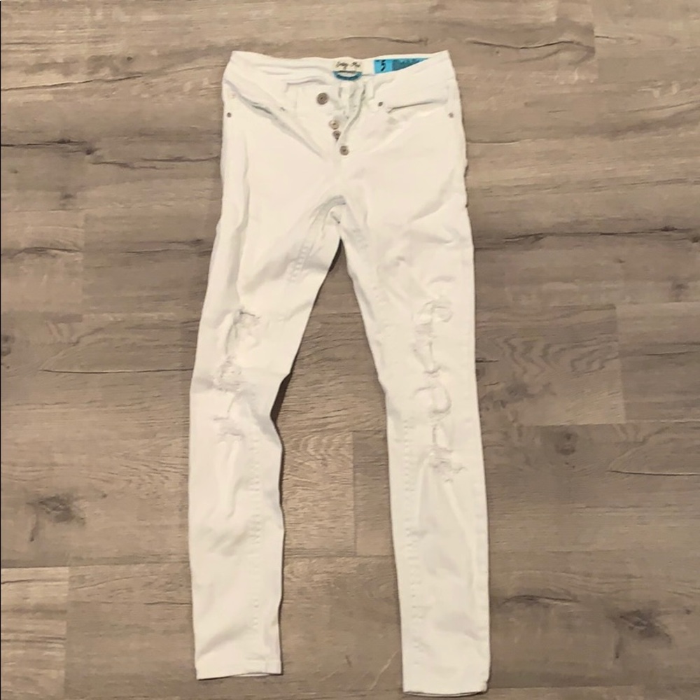 White jeans